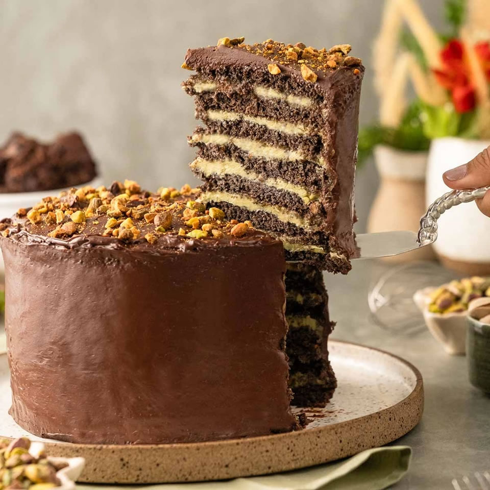Torta brownie pistache 8 camadas - Imagem 3